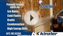 Icynene Spray Foam - Kinzler Construction Services