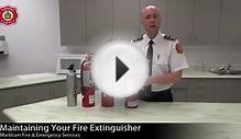 Fire Extinguisher Maintenance