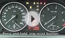 How to Reset the 2006-2011 BMW Maintenance Light (oil