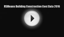 [PDF Download] RSMeans Building Construction Cost Data